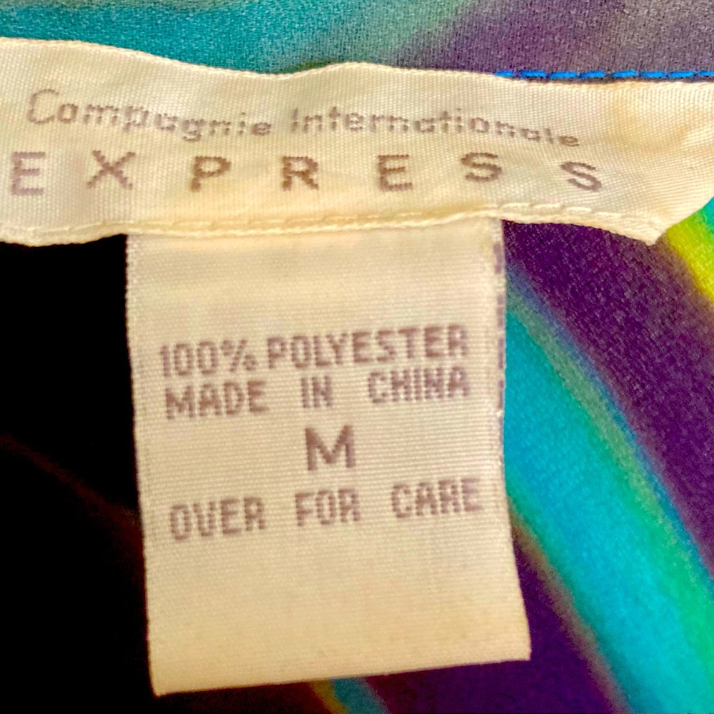 Vintage Express Juniors Sheer Top (M) - Picture 2 of 6